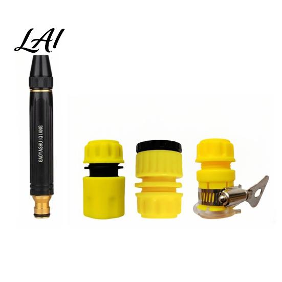 Booster Spray Nozzle High-Pressure And Hose Home Car Wash Nozzle Adjustable Accessory A