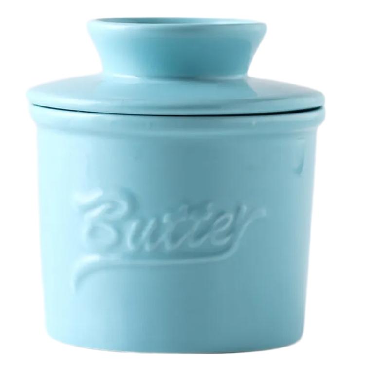 Ceramic Butter Storage Pot Butter Canister With Seal Lid Ensures Freshness Perfect For Cooking Enthusiasts
