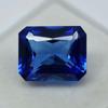 Natural Blue Sapphire Loose Gemstone Ceylon 9.10 Ct Emerald Shape Ring September Birthday Birthstone