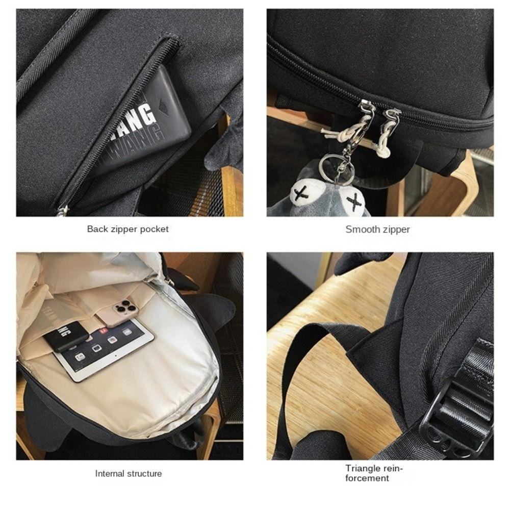 Multi-pocket Travel Laptop Bag Large Capacity College Students Schoolbag Sports