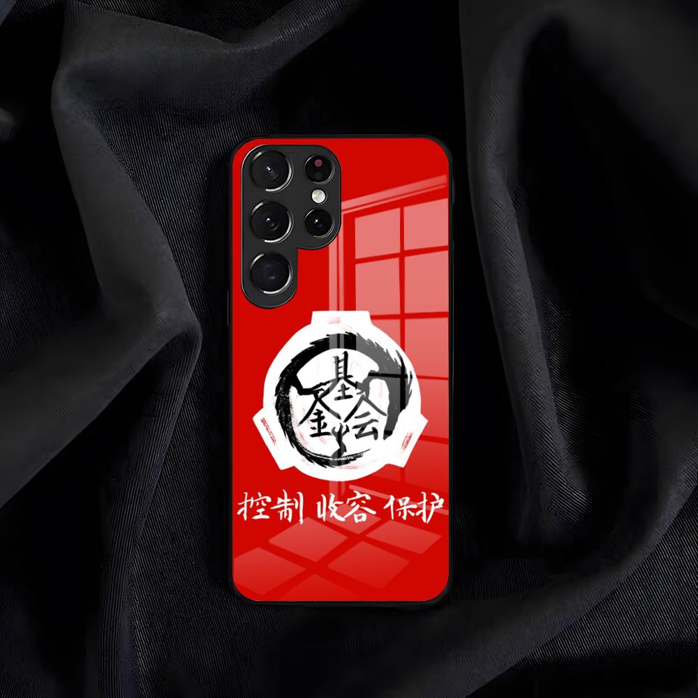 SCP Foundation Phone Case For Samsung S26 S25 Edge S24 S23 S22 S21 S20 Ultra Plus FE Glass Cover