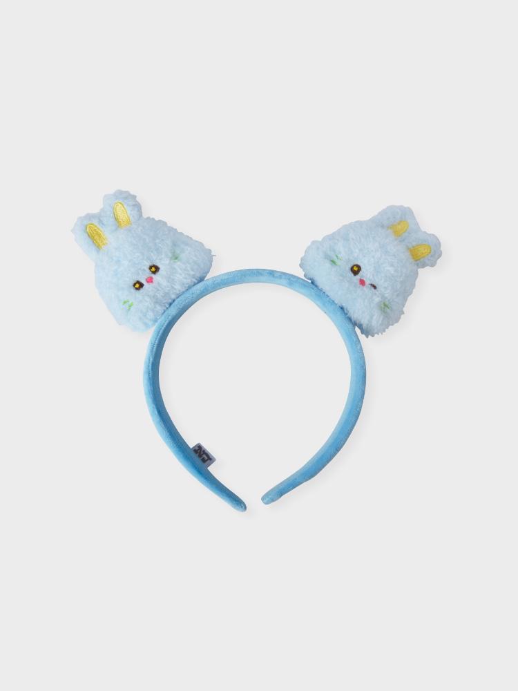 Bunini Plush Headband (Blue) by Line Friends