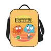 L'Incredibile Mondo di Gumball Cartone Animato Borsa Termica per Pranzo per Donne Bambini Portatile Scatole per Cibo Borsa Termica Tote