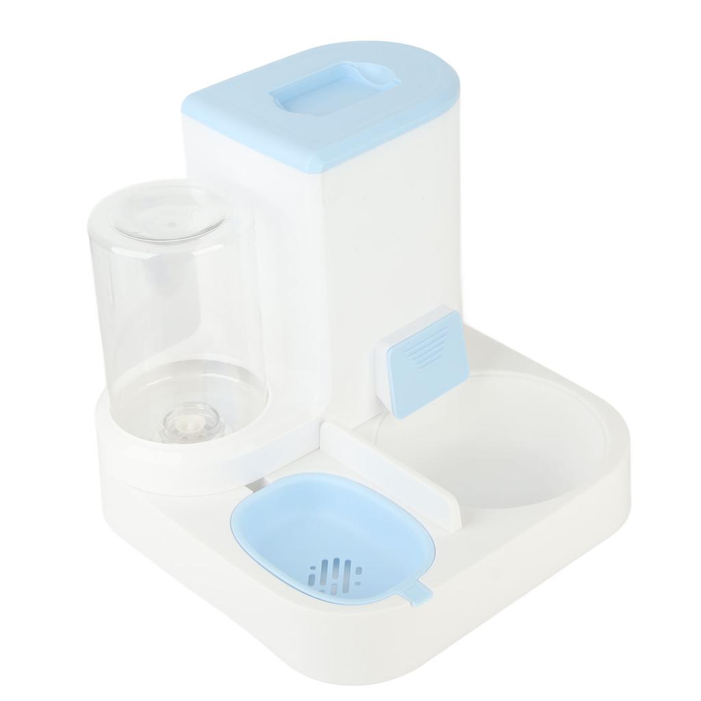 Pet Water and Food Bowls Set Large Capacity Automatic Pet Food and Water Dispenser Double Dog Cat