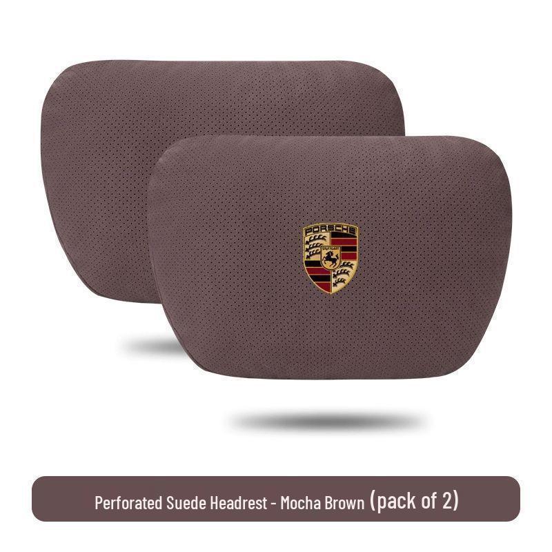 Almohada de apoyo para el cuello y la zona lumbar del reposacabezas del Porsche Macan/Cayenne: Compatible con 718, Panamera, 911