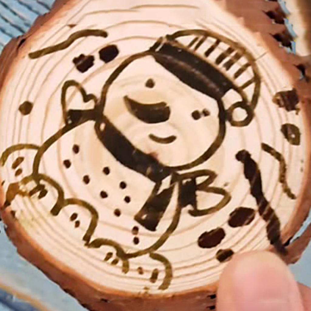 Marker DIY Brennstift Marker Doppelspitzig Holzbrandstiftel Marker Pyrographie Marker für DIY-Projekte Holzbrandwerkzeug