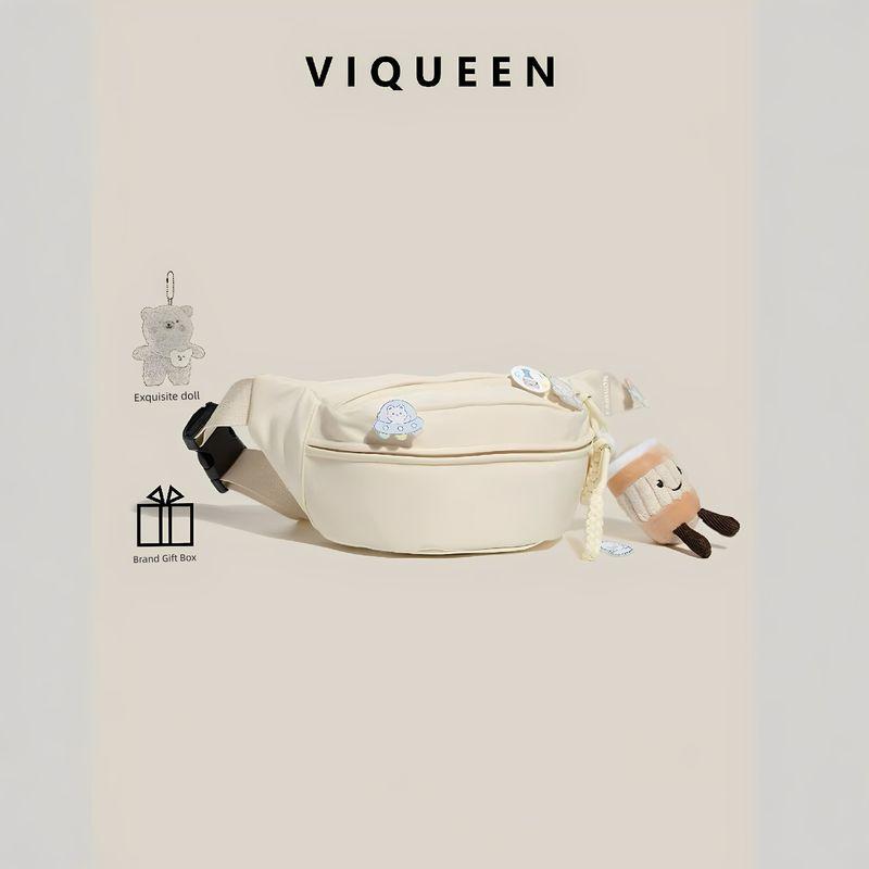 

2025 Новое поступление Холщовая повседневная сумка Женская сумка-мессенджер Летняя спортивная нагрудная сумка Миноритарная универсальная сумка на плечо Женская Light beige [send pendant]]