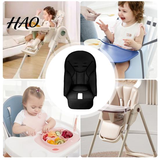 Comfortable High Chair Pad Baby Cushion Replacement Faux Leather Restaurant Dining Durable Seat Cover Non-Slip Highchair for Toddler Kids