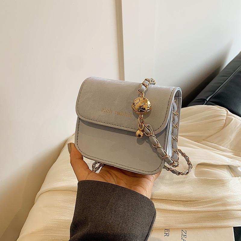 Fashionable Chain Phone Bag Stylish Unique Small Crossbody Shoulder Bag For Women Spring 2024 New Trendy Medium Pu Leather