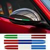 Ilgis:19CM 2 VNT. Automobilio Lipdukai Italija Prancūzija Juostelė Atspindinti Apdaila Galinio Vaizdo Veidrodėliams Motociklams D2