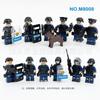 480 City Professional Police Special Police Building Block Small Particles Assembled Children'S Toys