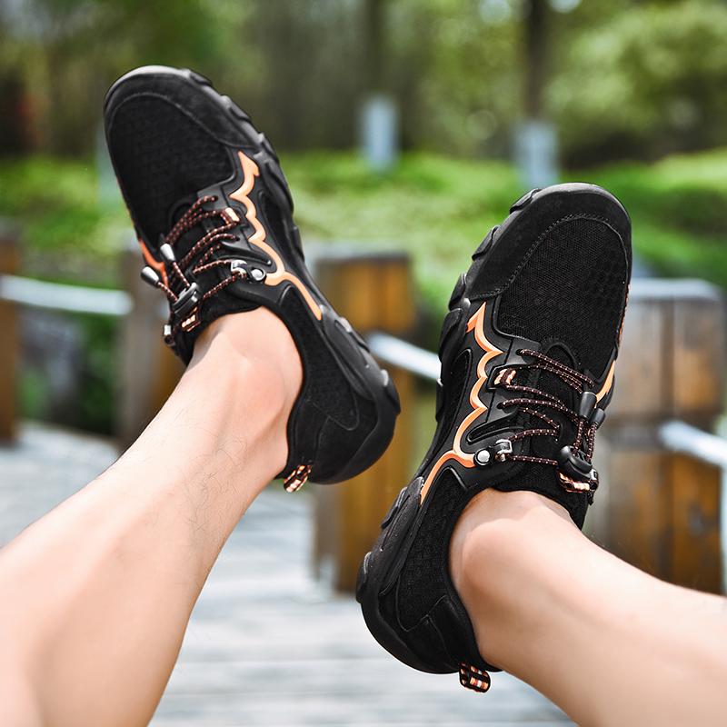 Модные мужские кроссовки Модные кожаные мужские повседневные туфли Ручной работы Дышащие — фото 7