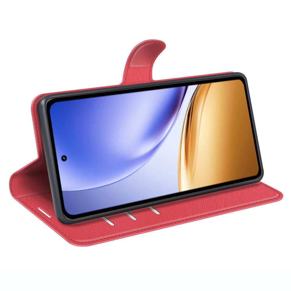 For Realme 14 5G Case Litchi Texture Shockproof Leather Wallet Phone Cover