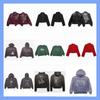 Felpa con cappuccio e zip ERD lavaggio vintage per adolescenti, vestibilità larga, stampata, casual, streetwear