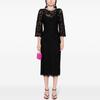 Spring/Summer 2025 European & American Star Fashion Beaded Diamond Long Sleeve Slim Lace Dress