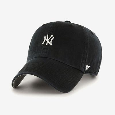 47brand NY Kleines Logo Base Runner 47 CLEAN UP Schwarz