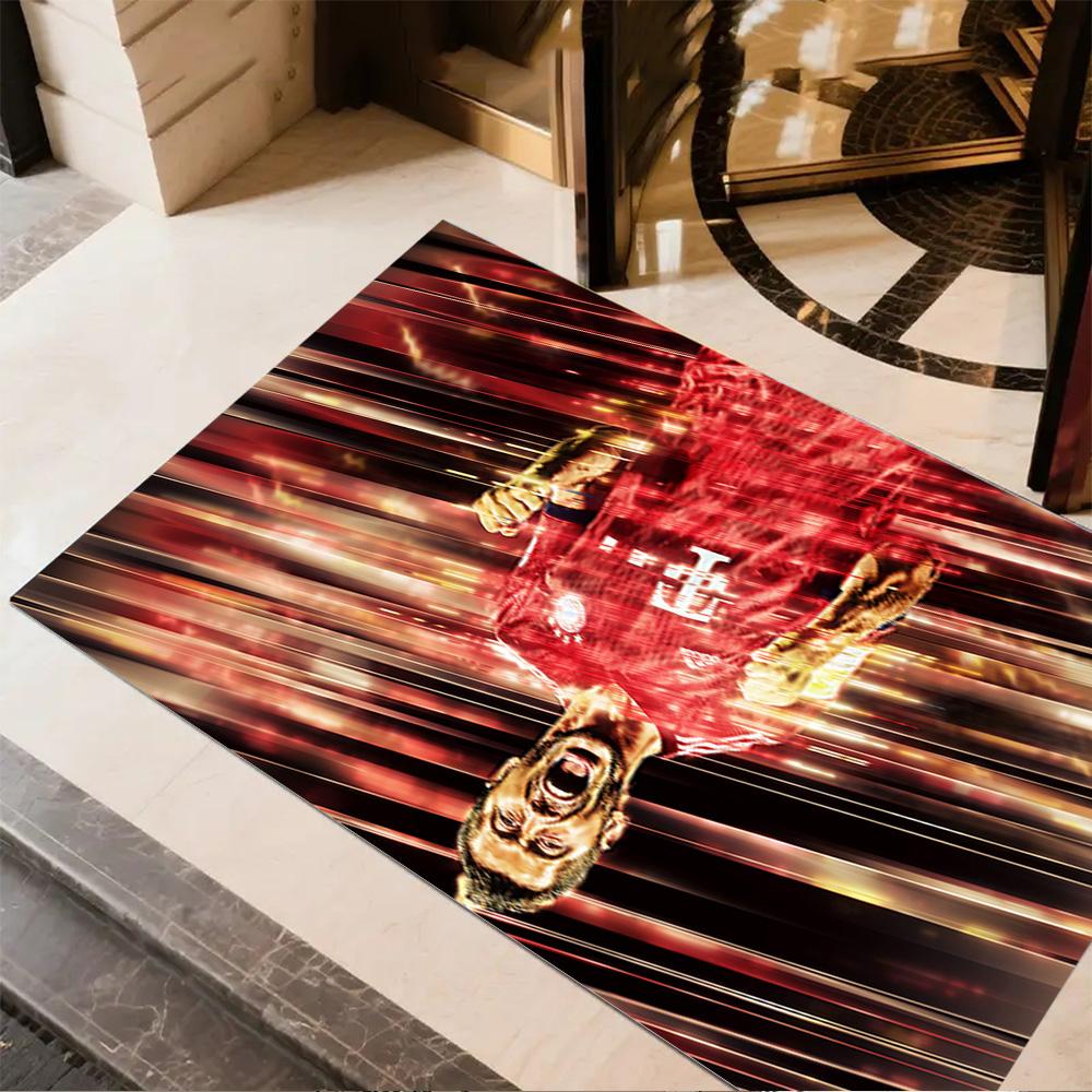 Goal Celebration Moment Floor Rug Office Rug Suitable for Decorate Room Dining Room Foyer Entryway Antislip Carpet Decorate Offices
