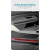 Real Soft Carbon Fiber for Mini S F66 F67 2024 2025 Car Door Decorative Strips Interior Sticker Panel LHD RHD