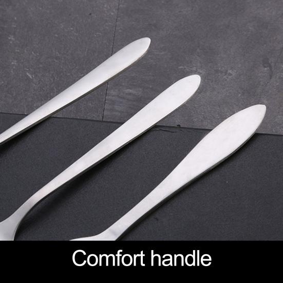 1 Set Cutlery Set Non-slip Burrs-free Food Grade Smooth Surface BPA-free Dining Portable Reusable Travel Utensils Cutlery Set Picnic Supplies