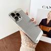 Luxury Frameless Plating Armor Cooling Case for iPhone 15 14 13 Pro Max Shockproof Camera Protection Slim Breathable Mesh Cover