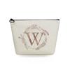 Women Circular letter Print Cosmetic Bag Toiletries Organize Travel Storage Case 6751 KTB