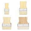 3/4Pcs Multipurpose Flat Paddle Paint Brushes 2/3/4/5in Artist Painting Brushes  for Furniture