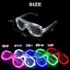 [SALUDABLE] Cyberpunk 2-Piece Set + Party Glasses (5 Colors) - 7 Colors of LED Illuminated Glasses