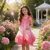 Fairy Costume For Kids Adults Flower Elf Cosplay Dress For Halloween And Parties