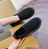 Women's Vulcanized Shoes 2024 Winter Round Head Shoes Slip-on Fashion Femmes Sneakers Plush Keep Warm Comfortable Platform Shoes