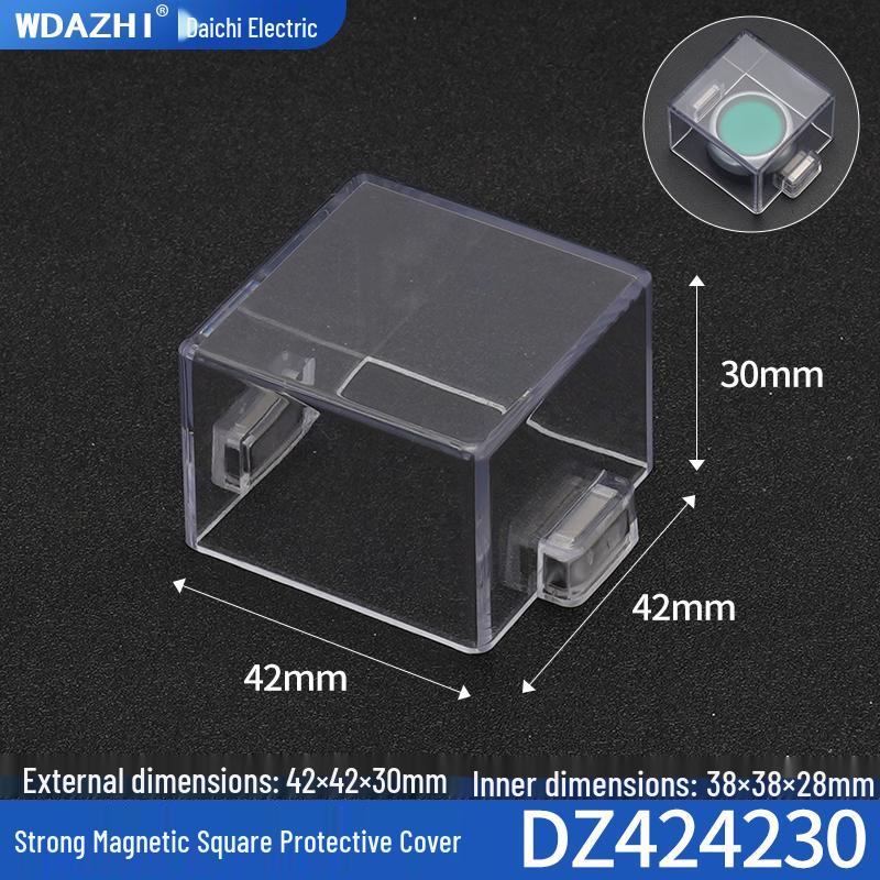 Dazhi Electric Magnetic Emergency Stop Button Cover: Dustproof, Transparent, Customizable.