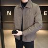 National Standard 90 Men's Trendy Lapel Winter Short Jacket
