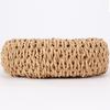Yogodlns Fashionable Wicker Basket Bag Women's Single Shoulder Slant Cross Handmade Woven Grass Bag Casual Travel Style Small Bag