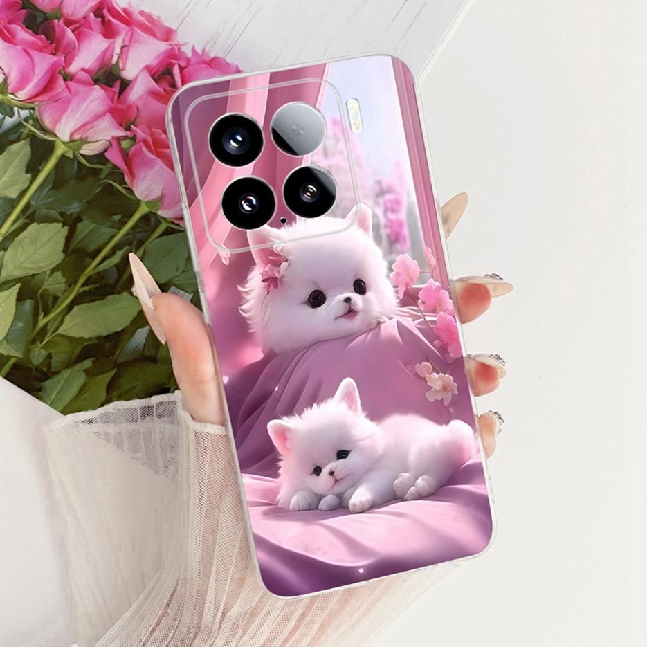 For Xiaomi Mi 15 Pro 5G Case Luxury Butterfly Painted Cover Soft Silicone Phone Case For Xiaomi 15 Pro Mi15 Pro 5G Fundas Bumper