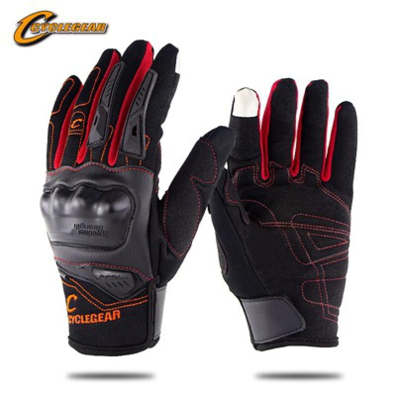 Full Finger Motorcycle Cycling Gloves With Touchscreen Breathable Mesh Wrist Protection Men Women Adult Riders
