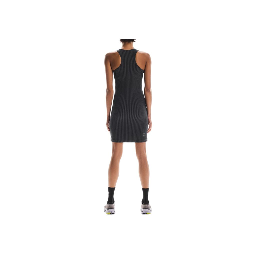 On All-Day Ribbed Sports Casual Round Neck Sleeveless Dress Women Dresses 1WF30410080