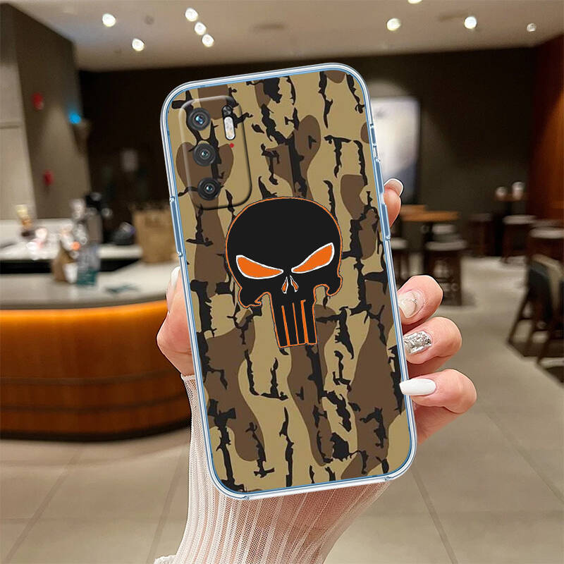 The Punisher Case for Motorola E7 E22 E20 E13 E15 E22S E30 E40 G10 G20 G04 G22 G23 G05 G75 G35 G55 G6 G7 G8 G9 Plus Power Play