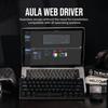 EPOMAKER AULA WIN60 HE Magnetic Switch Gaming Keyboard with Adjustable Actuation 32g Actuation English 8000 Hz Polling SnapKeys Hot for FPS Detachable