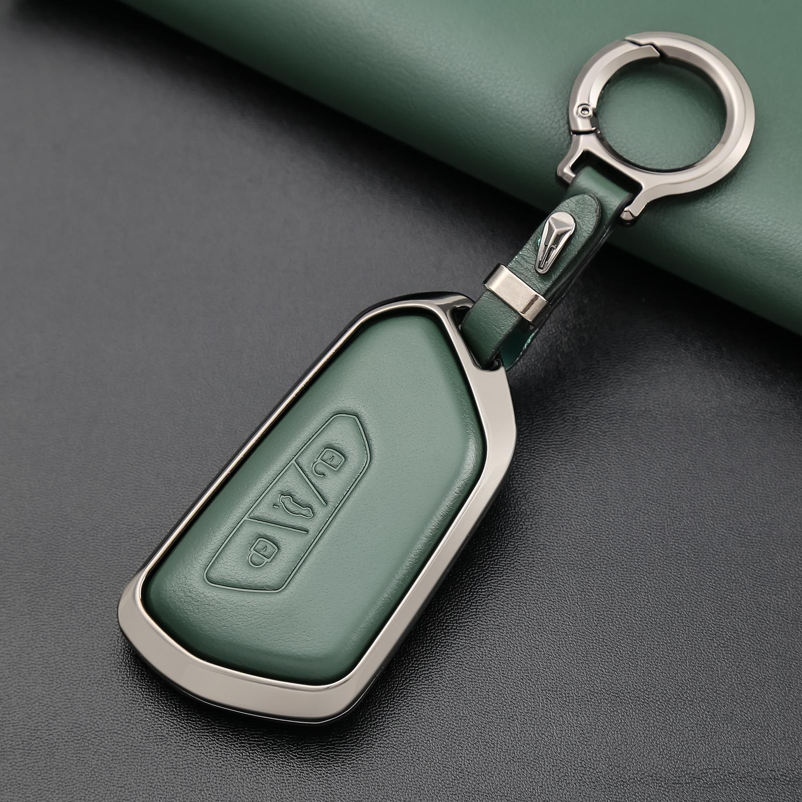 

Zinc Alloy Car Key Case For VW Volkseagen Golf 8 MK8 ID.3 ID.4 Cupra Skoda Octavia A8 SEAT Leon MK4 2020 2021 Formentor Tarraco