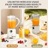 Portable Wireless Auto Juicer & Blender: Large Capacity, Multi-functional for Home