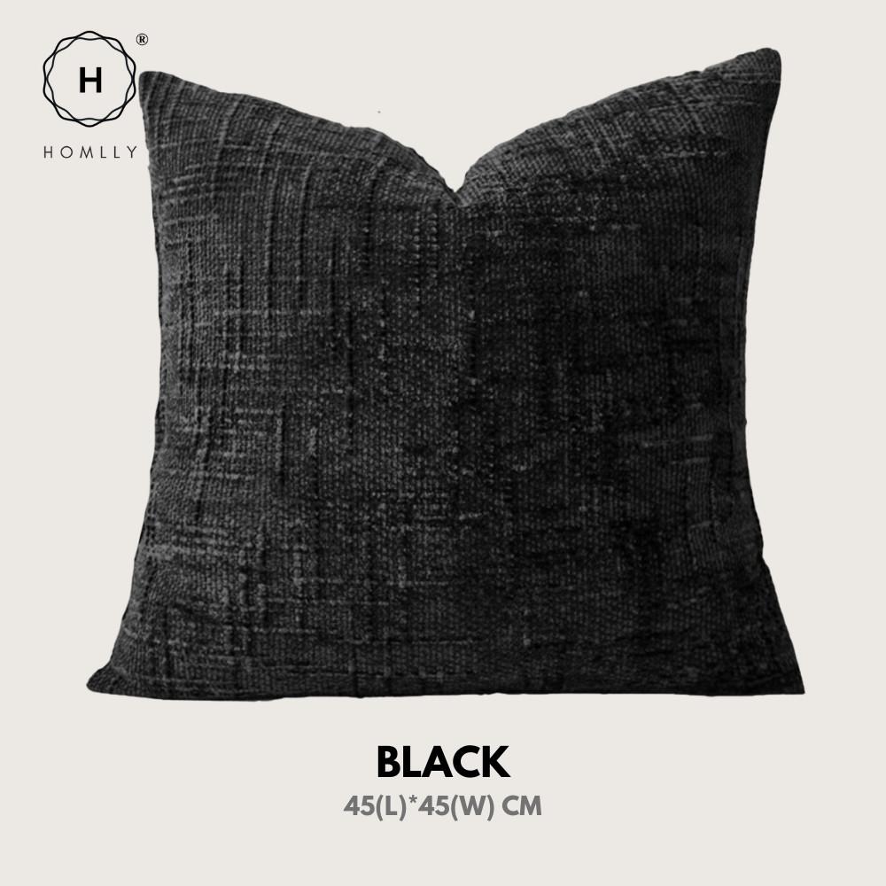 Homlly Fjord Textured Chenille Decorative Pillow Cushion Cover Case (45x45cm) X2PCS