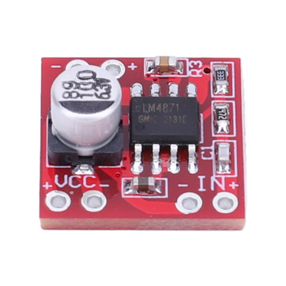 

LM4871 Einkanal-Verstärkerplatine 3 W DC 3 V-5 V für Lautsprecher-Elektronik-DIY