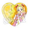 Bell House Futari wa Pretty Cure Max Heart Trading Heart Can Badge Action 1 Box W57 x Tin Ver. Approx. H52.5mm