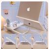Adjustable Laptop & Tablet Stand Holder with Storage Rack