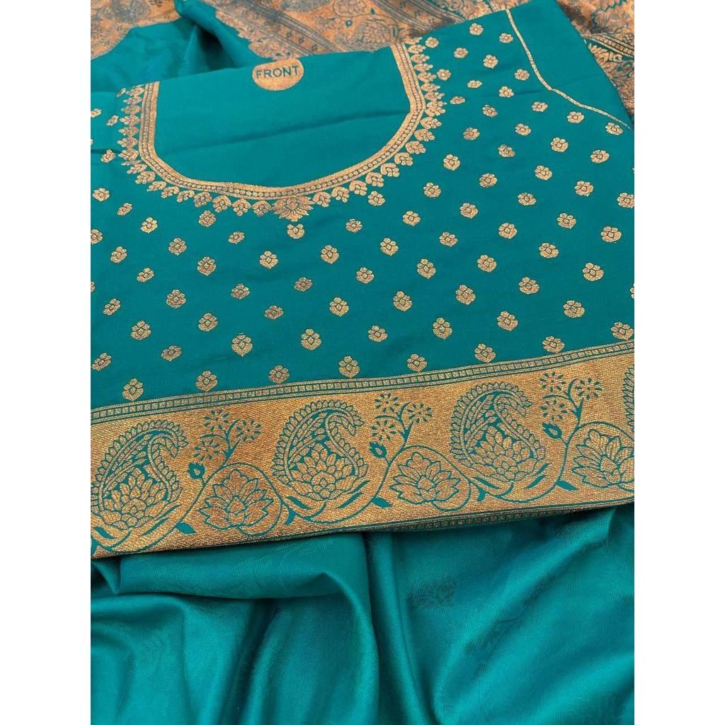This Beautiful Saree Is Elegantly Decorated with Gorgeous Solid Jacquard Weave That Gives a Perfect Look To the Outfit.
