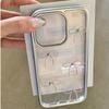 Ins Korean Bow for iPhone11promax Apple 11 Silver Frame Mobile Phone Case 11 New 11 Women