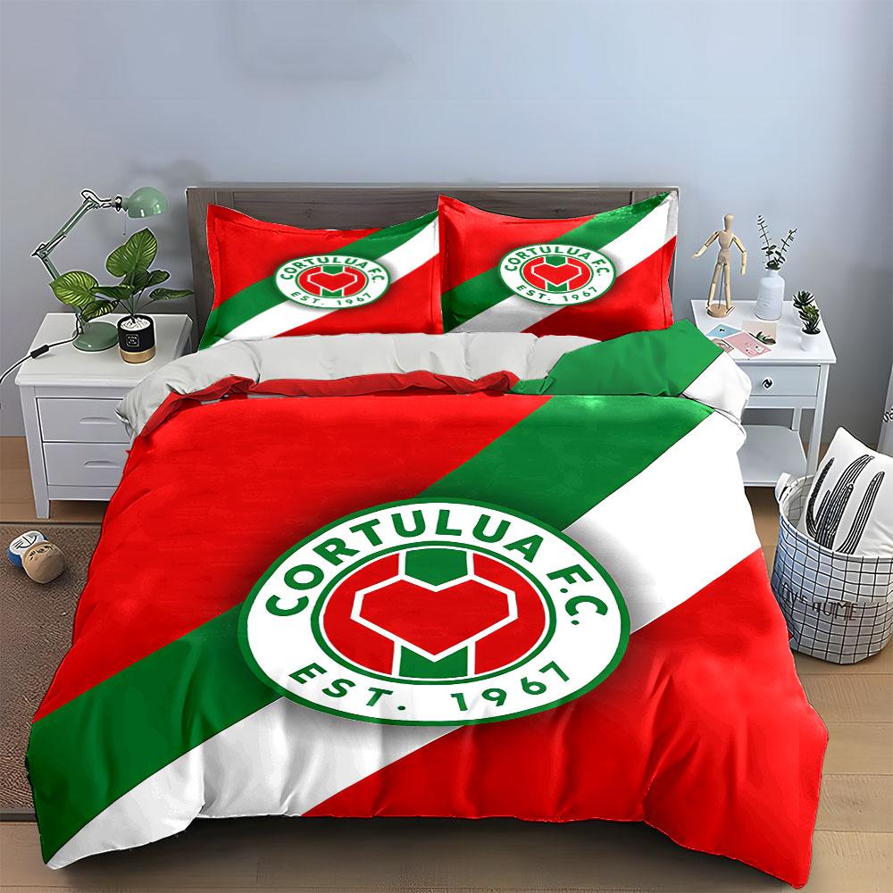 "Cortulua FC Bedding Set" Bedding Duvet Cover Set Duvet Cover Pillowcases  (1 * Duvet Cover 2 * Pillowcases, Without Duvet Insert)