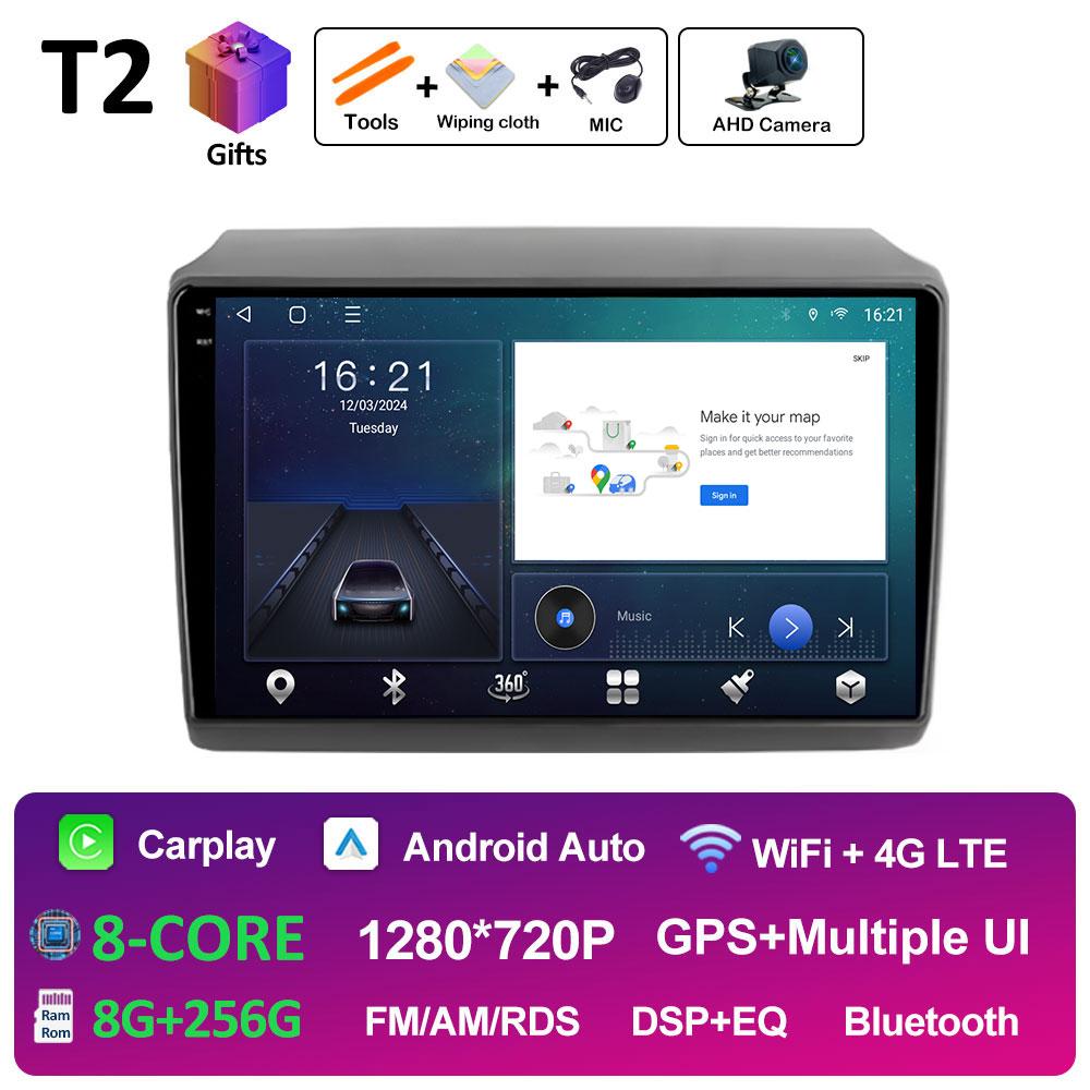For Fiat Ducato 2007 2008 2009 2010 - 2015 Android 14 Car Audio Video Multimedia Player Cooling Fan GPS Navigation Accessories