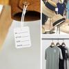 500/1000PCS DIY Retail Snap Lock Fittings Hang Tag String Price Tags Clothing Label Hangtags