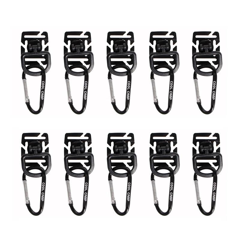 YJHOME Outdoor Camping Tent Tarp Webbing Strap Kit