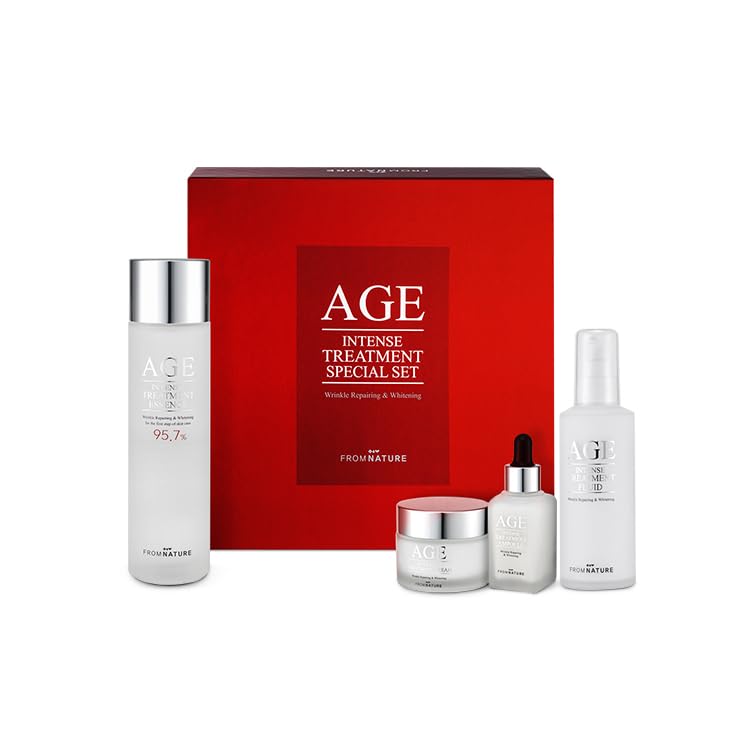 Korean cosmetics FROMNATURE Essence 150ml + Fluid 100ml Cream 50g Ampoule 30ml
